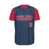 Donelson Duelers Pinstripe Sleeveless Fan Jersey Set