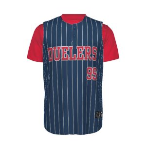 Donelson Duelers Pinstripe Sleeveless Fan Jersey Set